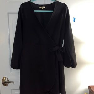 Madewell New without tags black cross dress size L
